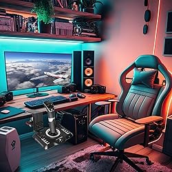 HTLAKIKJ Desk Mount for Flight Sim