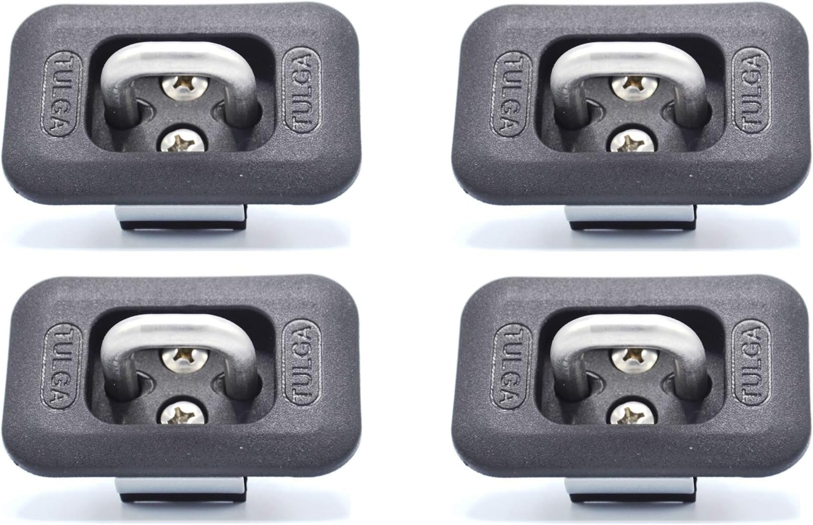 Tulga Fifth Wheel Co Tie Down Retractable Anchors for Truck Bed 4 Pieces Pack Hook Ring for Pick Up Trucks 98-14 Ford F Series Ranger, 99-13 GMC Sierra, 95-19 Dodge RAM Accessories