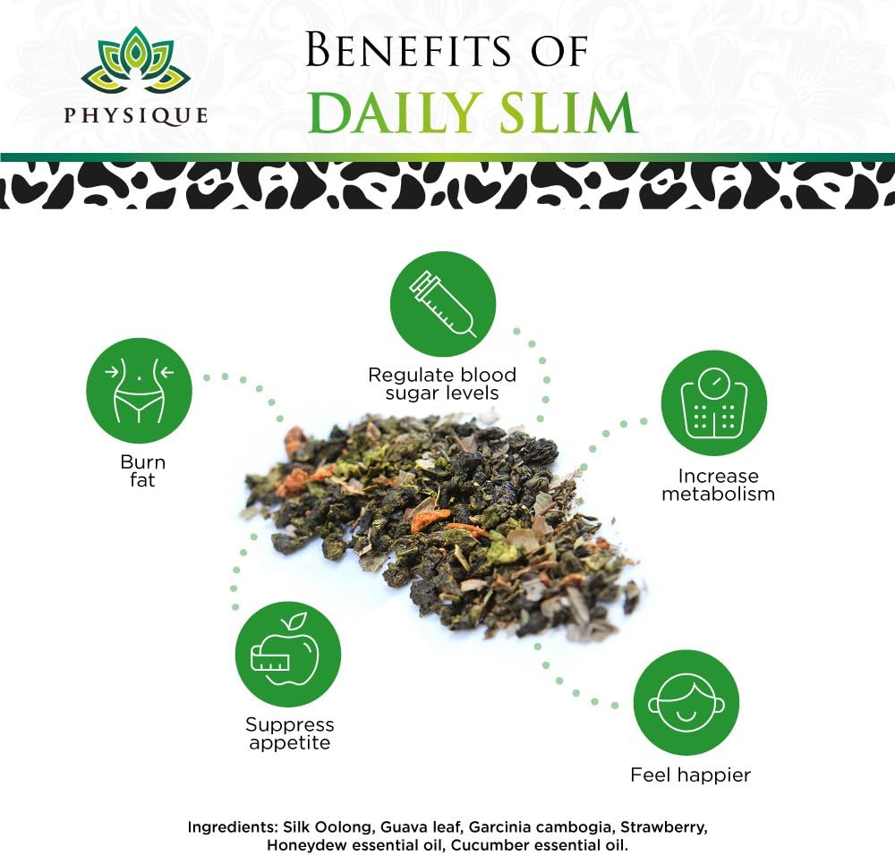 Herbal Tea Weight Loss Cleanse Daily Slim Detox Tea for Natural Weight