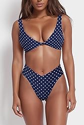 High Waisted Bikini Push Up Plus Size Swimsuit Set