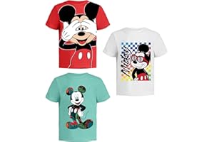 Disney Mickey Mouse T-Shirt (Sets) Donald Duck Goofy Pluto Graphic Fantasia Outfit Tee Baby/Toddlers Birthday to Kids Clothes