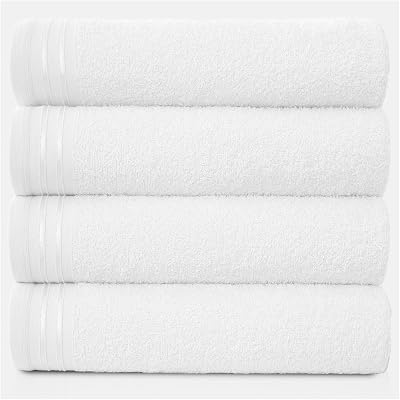 GC GAVENO CAVAILIA Large Towels Bath Sheet 4 Pack 75x135 cm 450 GSM
