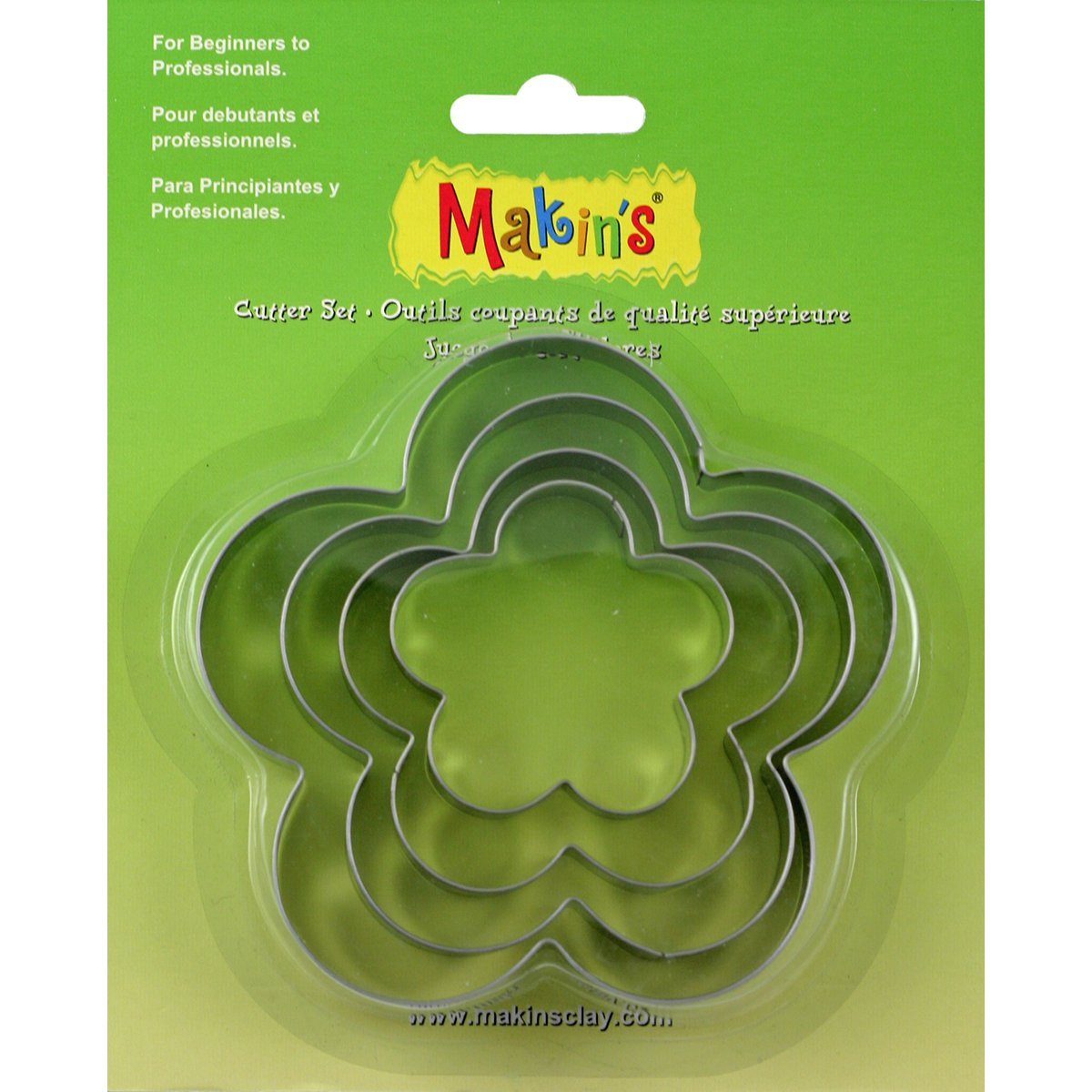 Makin's USA Metal Clay Cutters-Flower