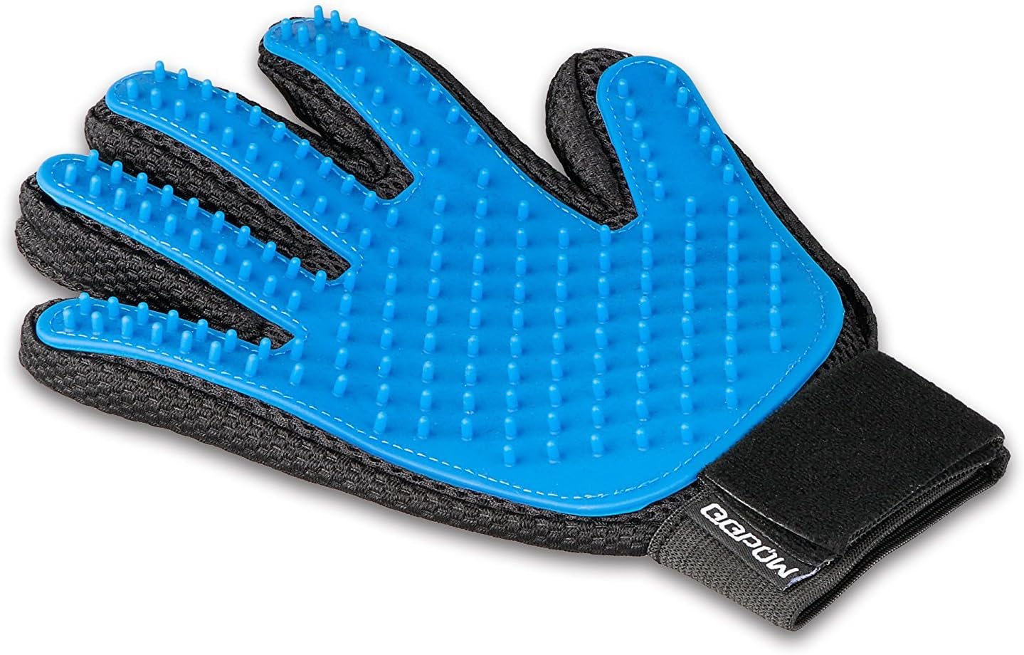 QQpow Hair Remover Grooming Glove Bath Brush Shower Comb for Shedding for Dog/Cat/Pet Grooming Massage Glove Grooming Brush