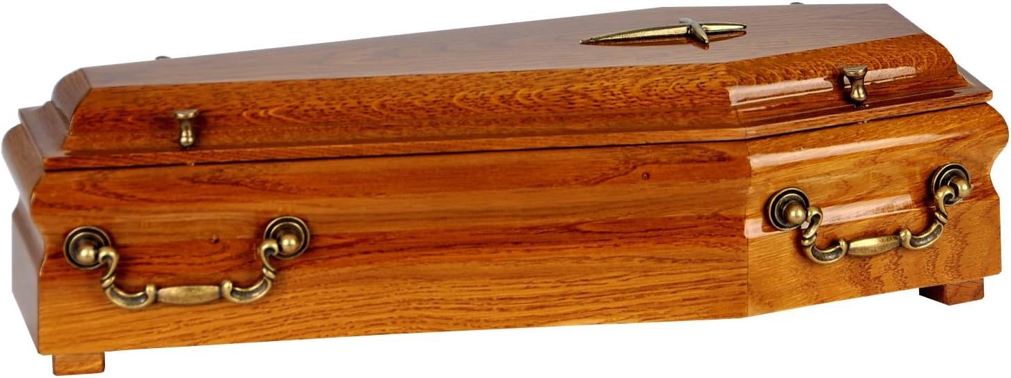 Beautiful Wood Casket Cremation Ashes Adult URN&Infant Casket,Adult