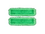 Real Clean 18 Inch Green Fringe Microfiber Dust Mop