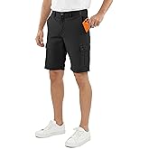 NY Threads Mens Cargo Shorts Relaxed Fit Cotton Casual Work Outdoor Hiking Shorts with Multiple Pockets