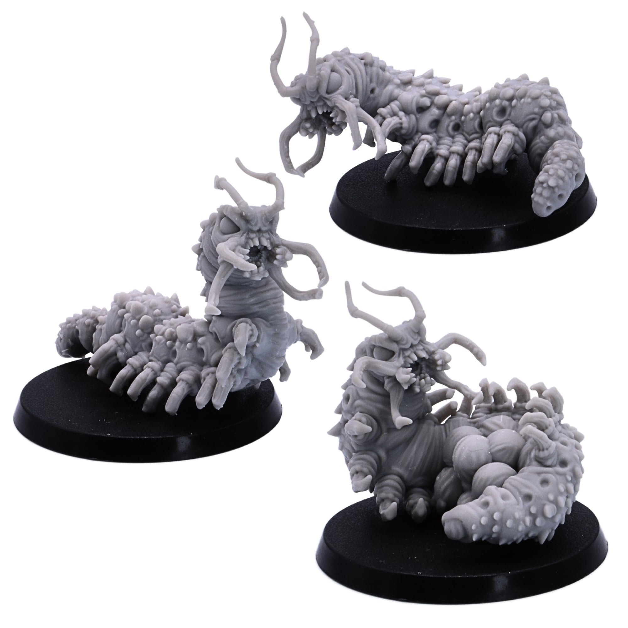 Carrion Bug Miniatures – 3 Insectoid Monsters for Tabletop RPGs & Wargames | 28mm Scale Dungeon Creatures | Compatible with DnD, Pathfinder | Epic Miniatures Licensed | Resin Unpainted Figures