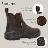 Xpert Defiant S3 Safety Boots Chelsea Steel Toe UK 9 view 4