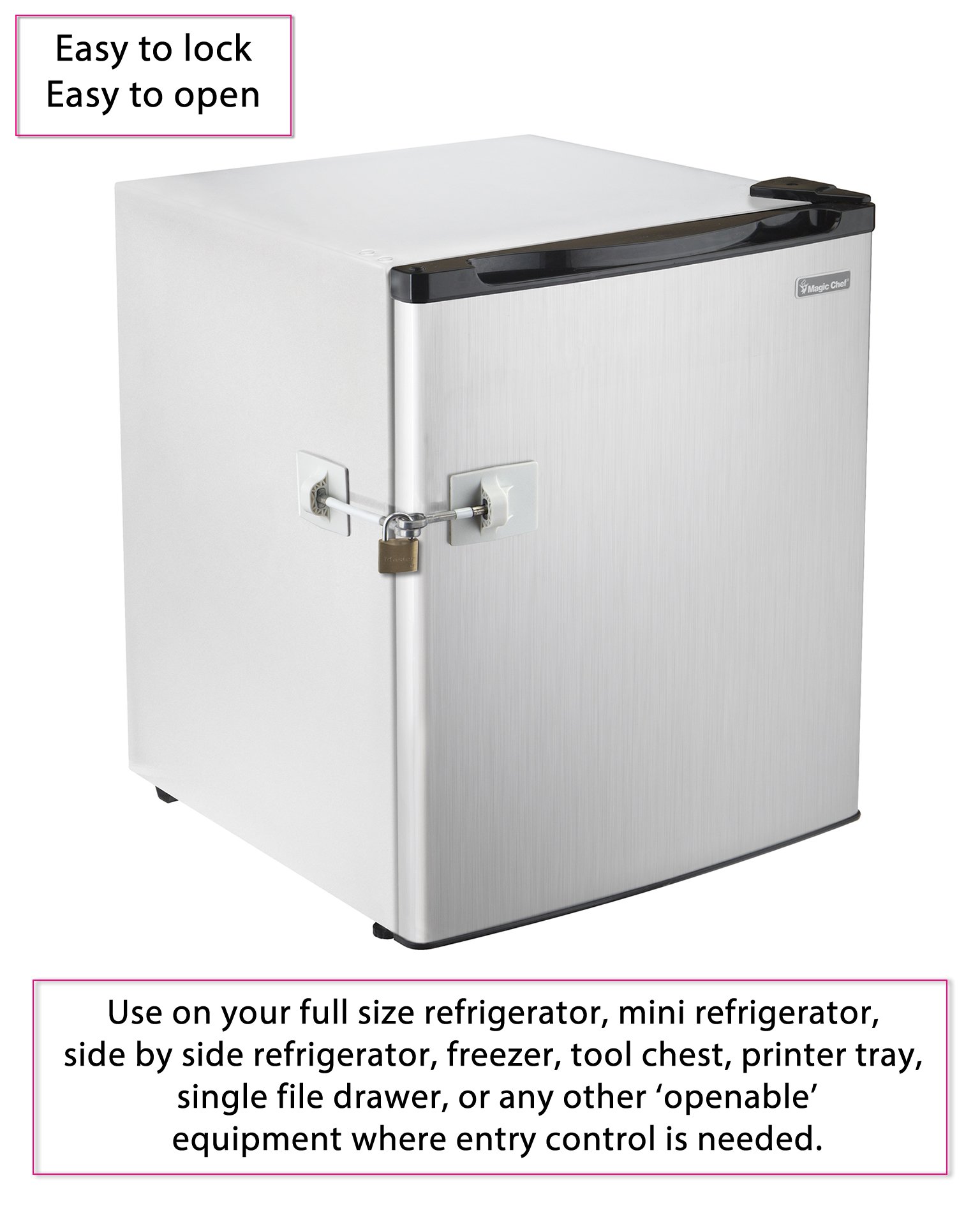 Refrigerator Door Lock with Padlock White Buy Online in UAE. Hi