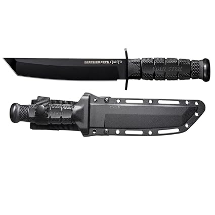 Cold Steel 39LSFDT Kampfmesser Leatherneck-Tanto, D2 Werkzeugstahl Jagdmesser Verkauf ab 18 Jahren