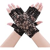 Sunblock Lace Floral Wedding Tea Party Gloves for Bridal Prom