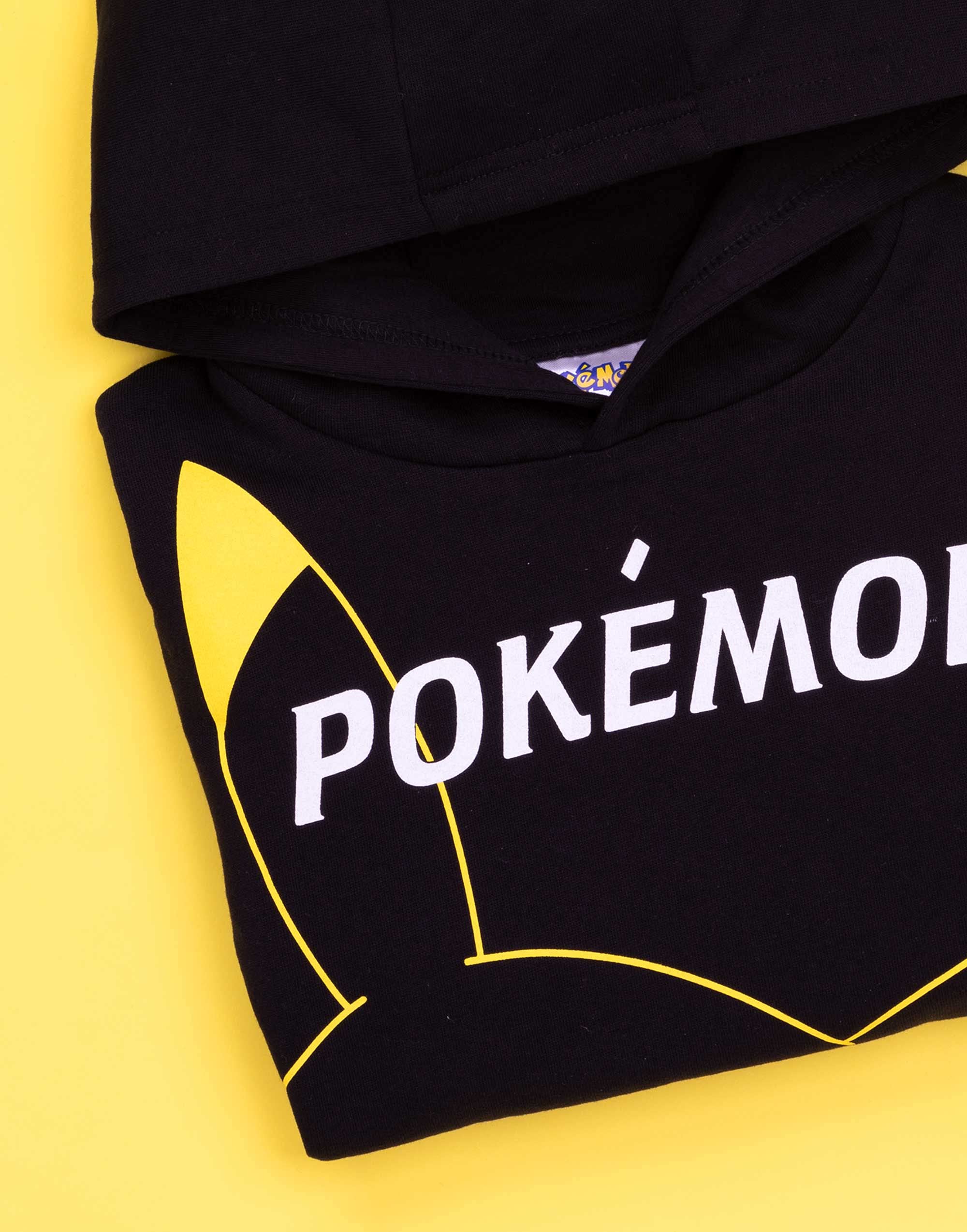 Pokemon Hoodie Jungen Kinder Game Geschenke Pikachu Black Pullover Pullover 4-5 Jahre 7