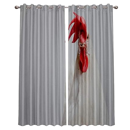 Amazon Com Zoe Store Blackout Window Curtains For Kitchen White
