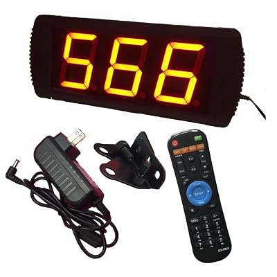 Ledgital Days Countdown Clock Timer 4&amp;amp;quot; high character 3 digits- IR Remote control