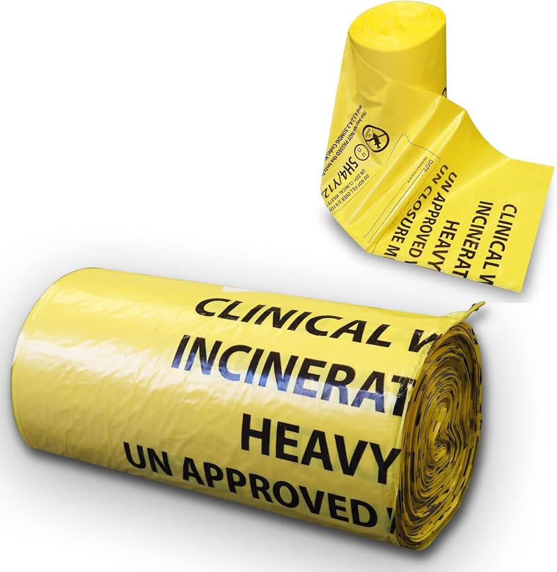 RE-GEN Biohazard Clinical Waste Sacks 50 x 71x98cm 90L UN 12kg