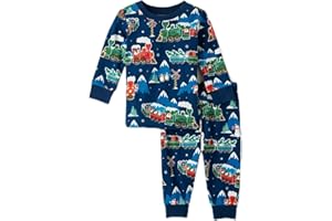 The Children's Place unisex-baby And Kids, Sibling Matching, Holiday Pajama Sets, Cotton