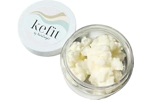 Kefir Grains, Kefit by NatuDelight 1 TBSP of FreshMilk Kefir Grains, Live Active Kefir Starter Cultures, Homemade Kefir Milk, Pajaritos Bulgaros de Leche, Milk Kefir Ferment at home Kit.
