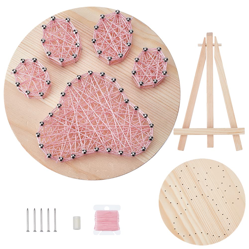 WEBEEDY Paw String Art Kits DIY Craft Kit Art Craft Set for Beginners Home Wall Decoration Crafts Kits for Adults andArt Supplies forString Winding Wall Art