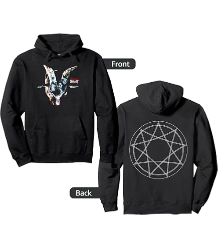 Amazon.com: Official Slipknot Self Titled Pullover Hoodie