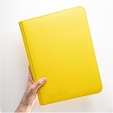 Vault X 9 Pocket Zip Binder 360 Cards Exo-Tec Yellow 20 Pages view 7