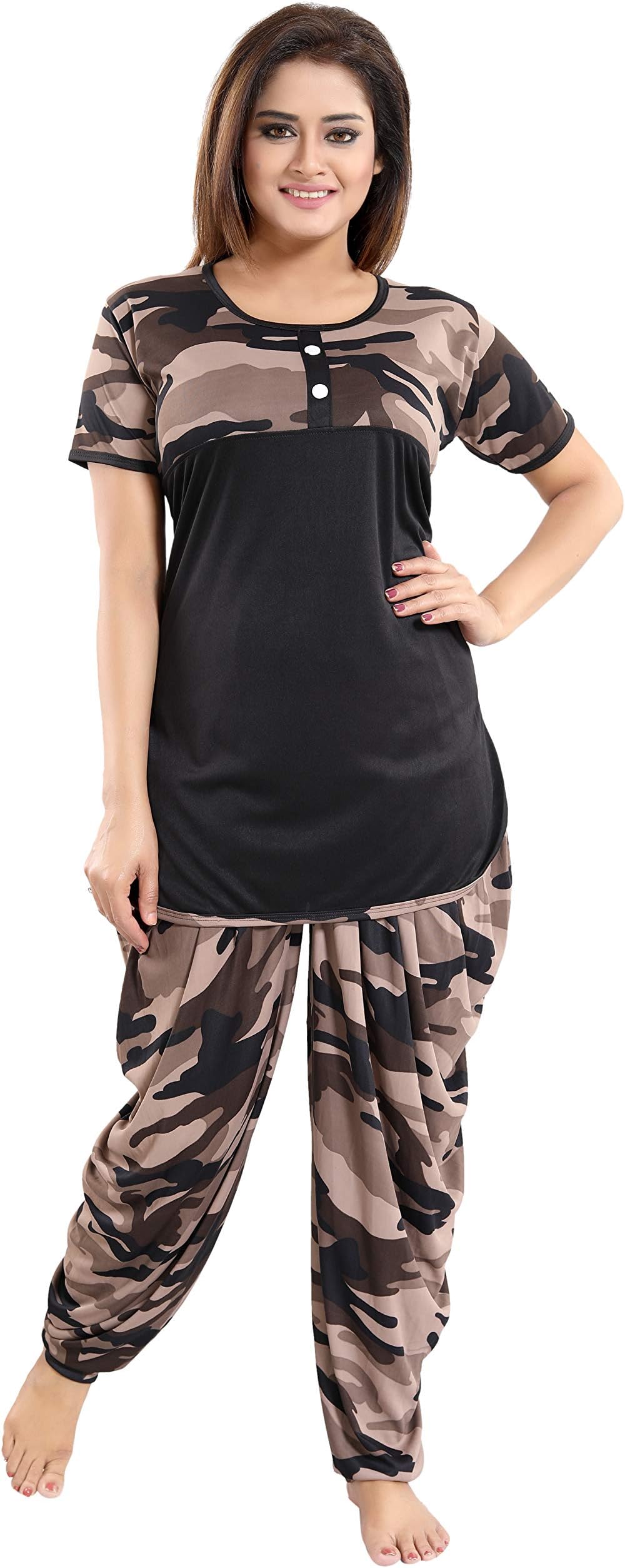 TUCUTE Women Sarina Printed Top & Dhoti Style Bottom Set