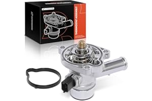 A-Premium Engine Coolant Thermostat Housing Assembly with O-ring Compatible with Chevrolet Cruze 2011-2016, Sonic 2012-2020, 