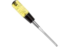Buck Brothers 120101BC 1/4 Inch x 5 Inch Professional Wood Chisel, Woodwork Chisel, for Woodworkers Tool Set, for Wood Chisel