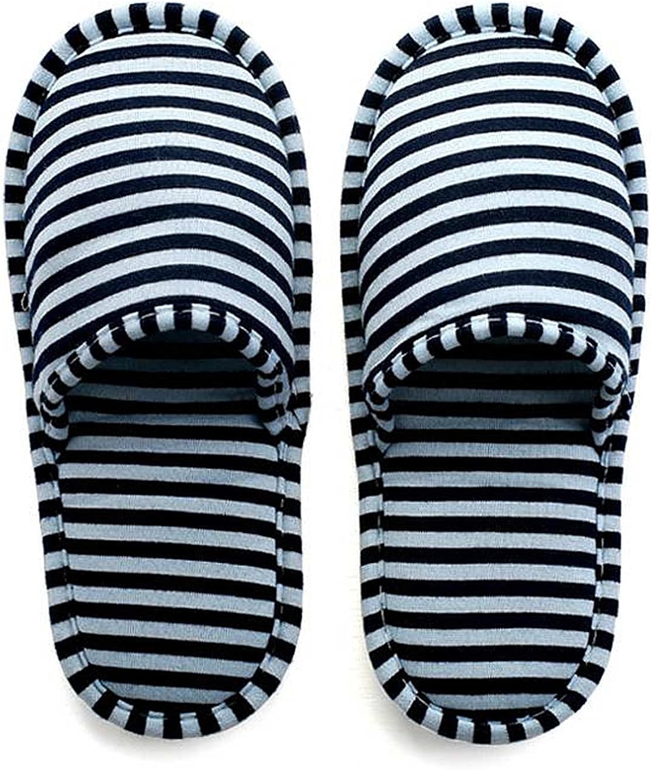 IPENNY Non-disposable Travel Slippers Portable Closed Toe Sandals Cotton Spa Hotel Slippers Guest Room Indoor House Slippers Business Trip Flight Slippers - Image 4
