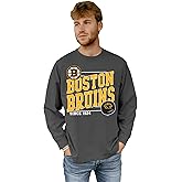 Blue 84 NHL Unisex-Adult NHL Officially Licensed Long Sleeve T-Shirt Throwback Club