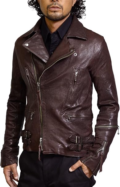 Amazon ハルフ Haruf ライダースジャケット 革ジャン メンズ 本革 赤 レザージャケット ダブルライダース 革ジャケット Uk1gtwin M L Ll コート ジャケット 通販