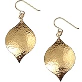 Hammered Bronze Marrakesh Drop Earrings