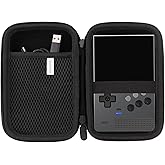 WAIYUCN Hard Carrying Case Compatible with Retroid Pocket Classic/Retroid Pocket Flip 2 Flip Retro Game Handheld Console Case (Black)
