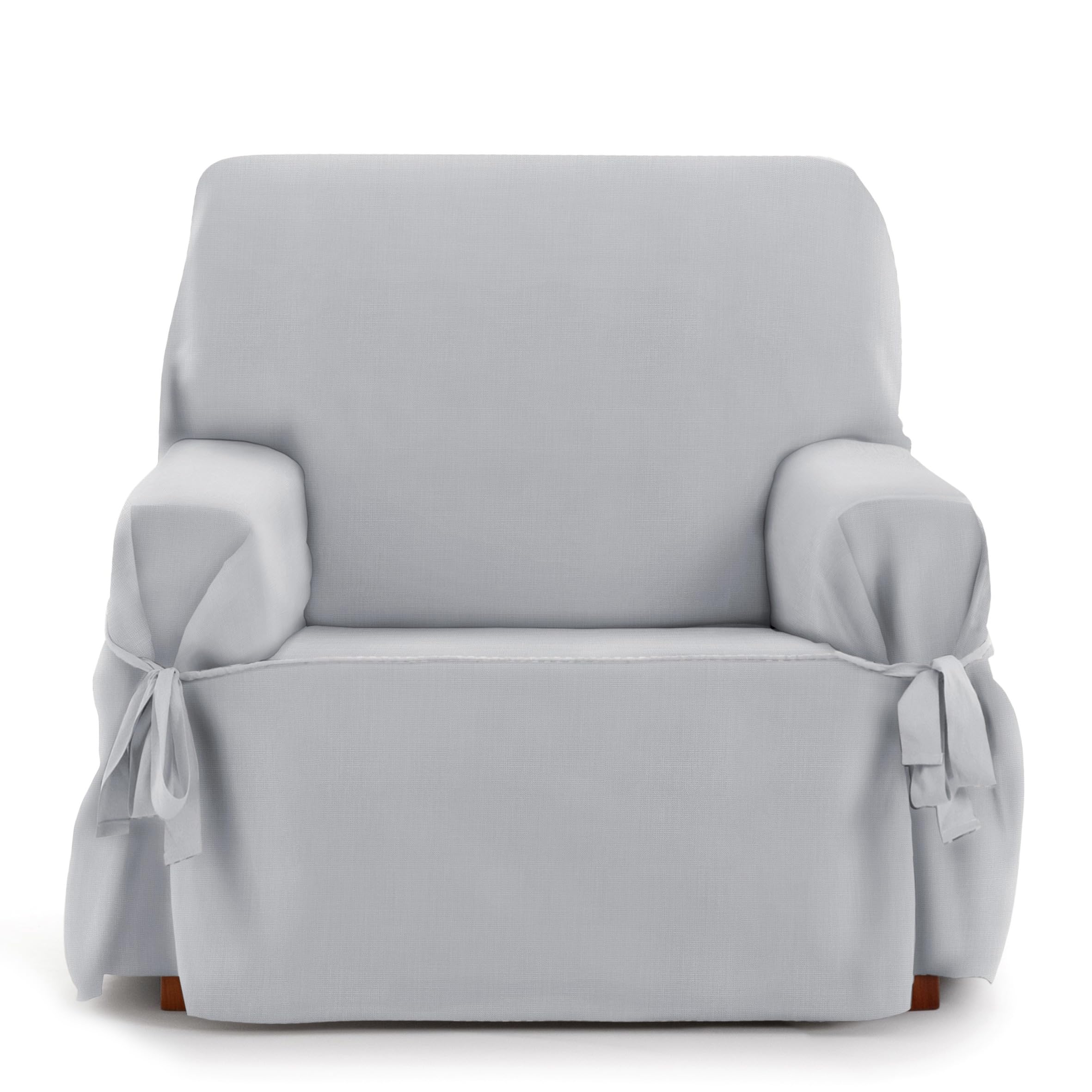 Eysa Universal Adjustable Sofa Cover with Ties East 1 Seater Colour 06/Grey