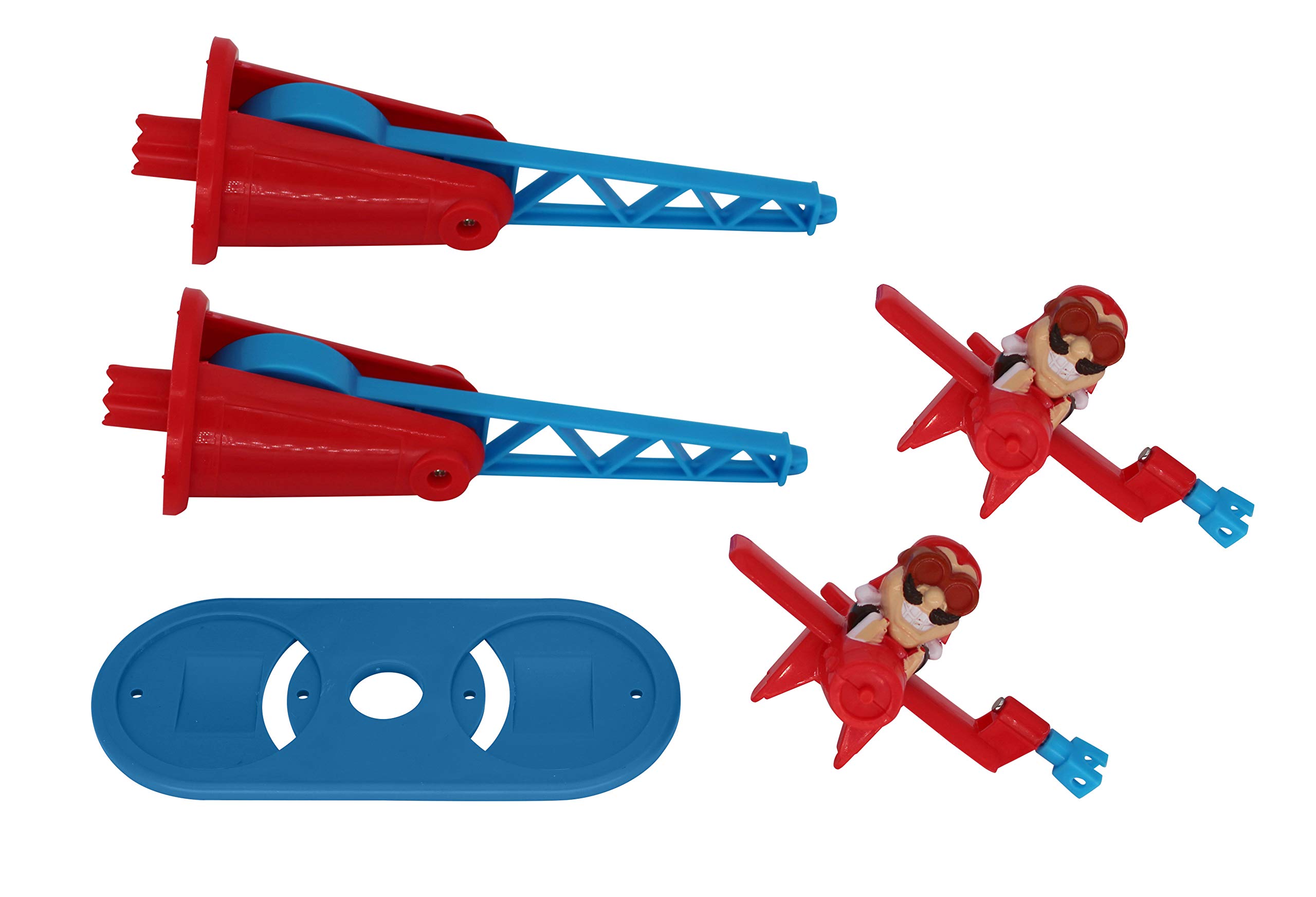Double Decker for Looping Louie Play Arm with 2 Aeroplanes Tuning Edition 2020 (Adaptor Plate + 2 x Flyers, Turquoise)