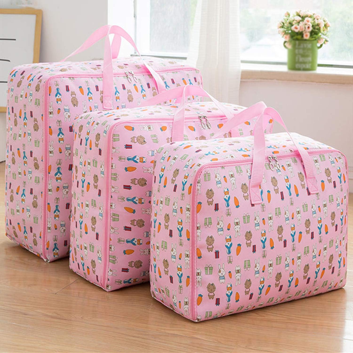 Juvenile shoulder Storage Bags Bedroom, High Capacity Cloth Storage Box Organizer