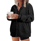 Eytino Women Plus Size Sweatshirts Long Sleeve Zip Up Oversized Casual Hoodies Jackets 2026 Fashion Fall Outfits(1X-5X)