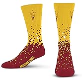 For Bare Feet NCAA mens Spray Zone Crew Sock Ncaa