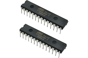 QUAINTBYTE 2 PCS ATmega328P-PU Microcontroller, 8-bit, with Bootloader Compatible with Arduino,DIP-28