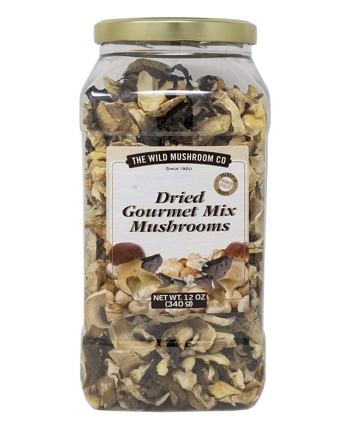 The Wild Mushroom Co. Dried Gourmet Mix European Mushrooms 12 Ounces