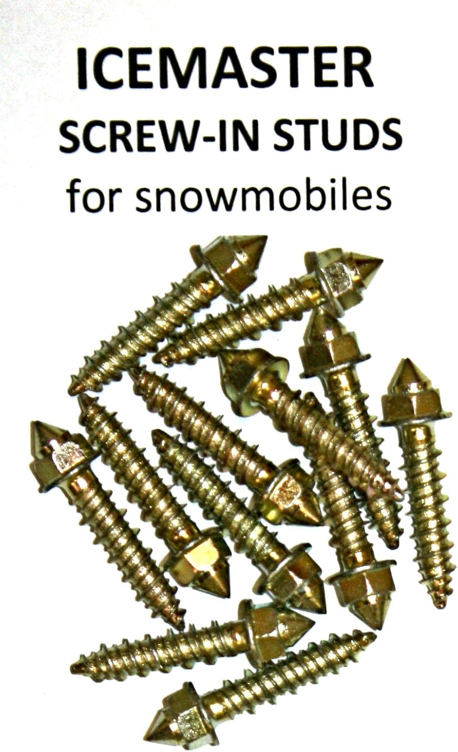 INS Products ICEMASTER Snowmobile Track Studs w/Tool 1" Length