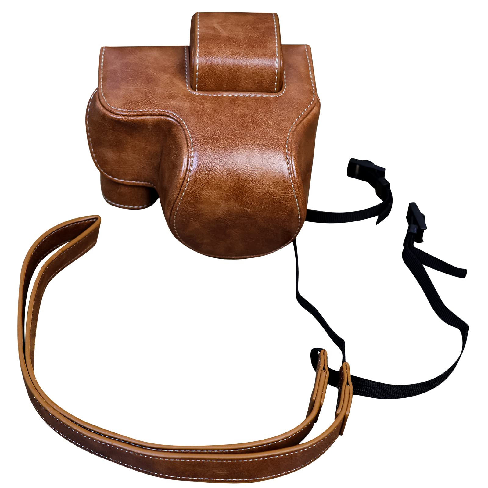 Rieibi Fuji XT5 Case - PU Leather Half Case for Fujifilm X-T5 Digital Camera - Body Protective Grip Case for Fuji XT5 X-T5 - Green