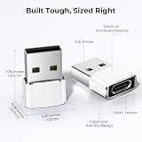 USB C Female to USB A Male Adapter 4 Pack view 5