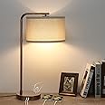 Vintage Table Lamp, Fully Dimmable Table Lamp with Dual USB Charging Ports, Farmhouse Bedside Lamp Nightstand Light, Tall Reading Desk Lamp for Living Room, Bedroom, Office, 9W LED Bulb Included