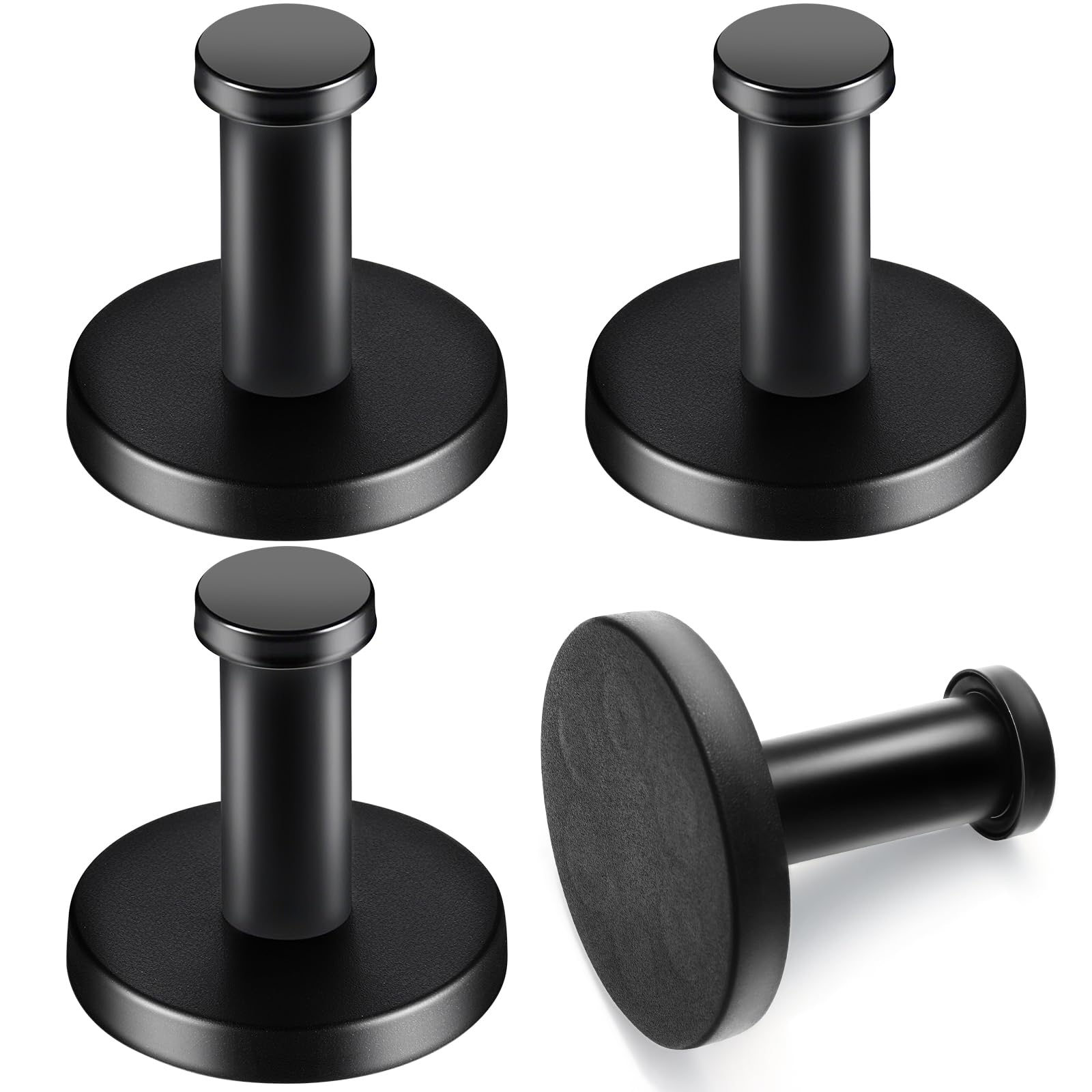 Photo 1 of ***MISSING PIECES*** Bonsture Magnetic Hooks for Cruise Cabins, Black Magnetic Wreath Hanger, Locker Accessories, Strong Magnetic Hooks for Grill, Cruise Ship, Garage, Classroom, Whiteboard, Hanging (10lb)