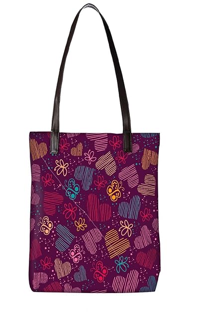 Snoogg Beach Fashion Printed Shopping Shoulder Lunch Tote Bag for Women