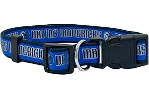 Pets First NBA PET Collar DALLAS MAVERICKS Dog Collar, Size Small Basketball Team Collar for Dogs & Cats. A Shiny & Colorful Dog & Cat Collar Licensed by the NBA