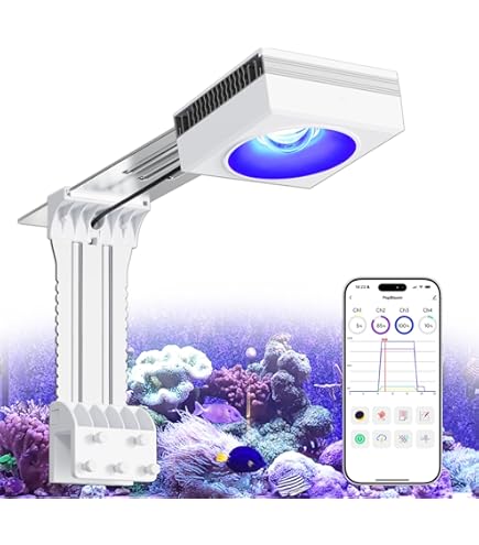 Amazon.com : Popbloom RL60 Aquarium LED Reef Light, Smart-APP