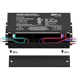 EMITEVER 60W Dimmable LED Driver, 24V Triac