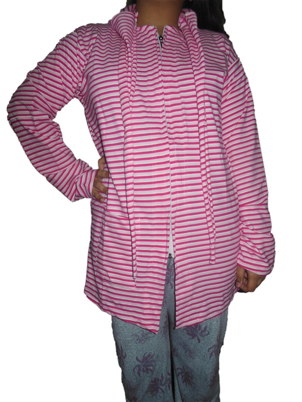 mahi fashion women's cotton summer coat ( summer9, multicolour, large)